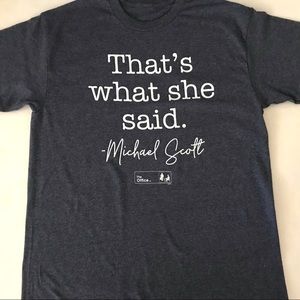 The Office ‘That’s What She Said’ Michael Scott T-shirt medium